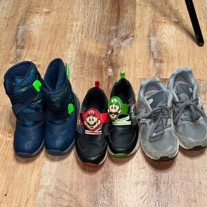 Kids Blue and Green Boots bundle